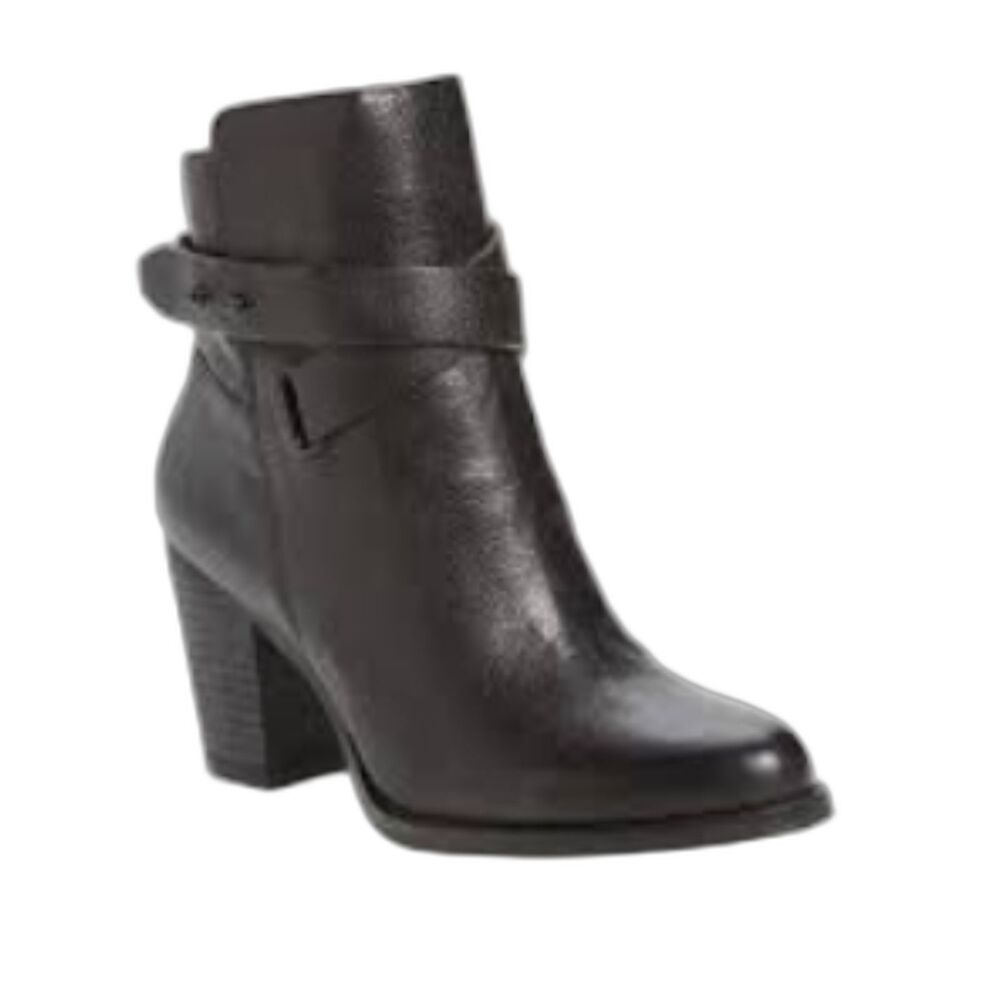 Arturo Chiang Women's Sanya Black Block Heel Booties